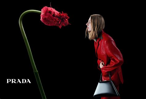 prada flower ads 2023